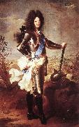 RIGAUD, Hyacinthe Portrait of Louis XIV Norge oil painting reproduction